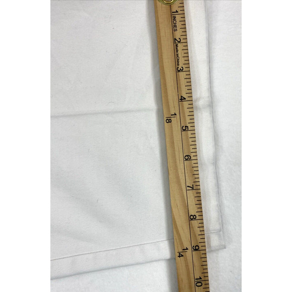 JM Collections Pants Womens Plus Size 16 White Capri Slacks Pockets‎ Casual - Picture 9 of 9